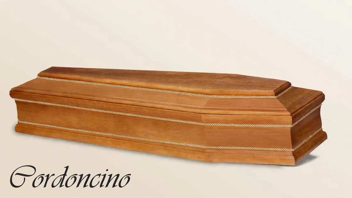 Cofano funebre mod. Cordoncino